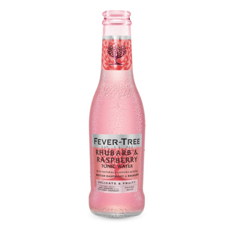 Immagine di FEVER-TREE RASPBERRY AND RHUBARB 4X20CL - Confezione da 24 Bottiglie - RABARBARO E LAMPONE