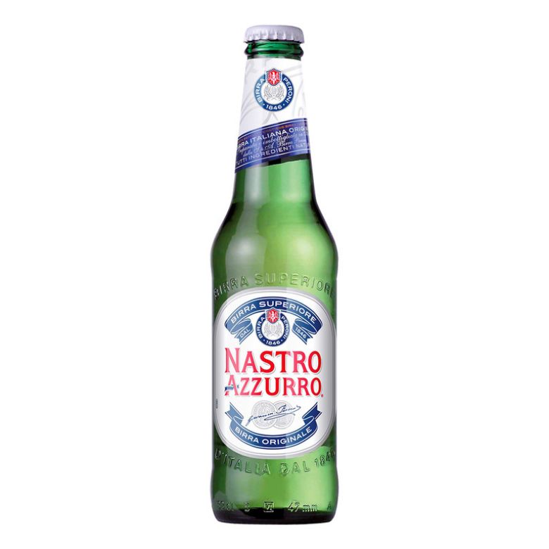 Immagine di BIRRA NASTRO AZZURRO-33CL - Confezione da 24 Bottiglie