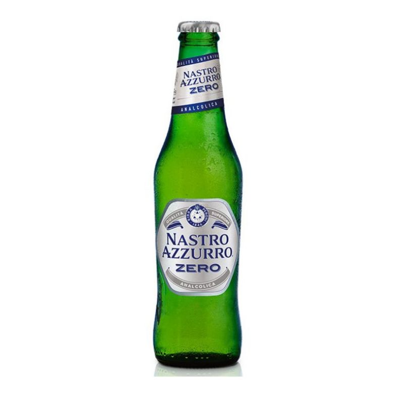 Immagine di BIRRA NASTRO AZZURRO 0.0 -33CL - Confezione da 12 Bottiglie