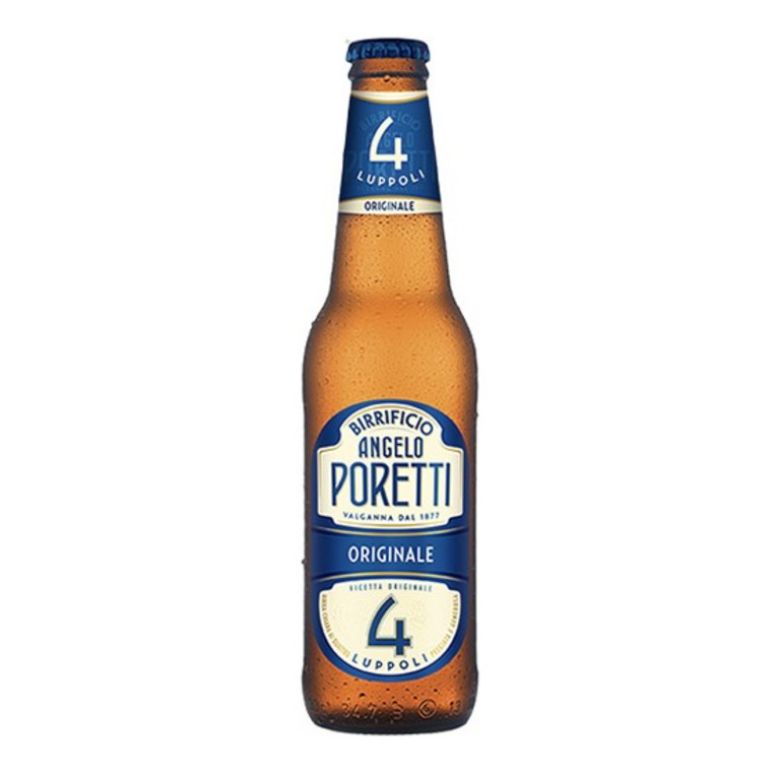 Immagine di BIRRA PORETTI 4 LUPPOLI - 33CL - Confezione da 24 Bottiglie - LAGER