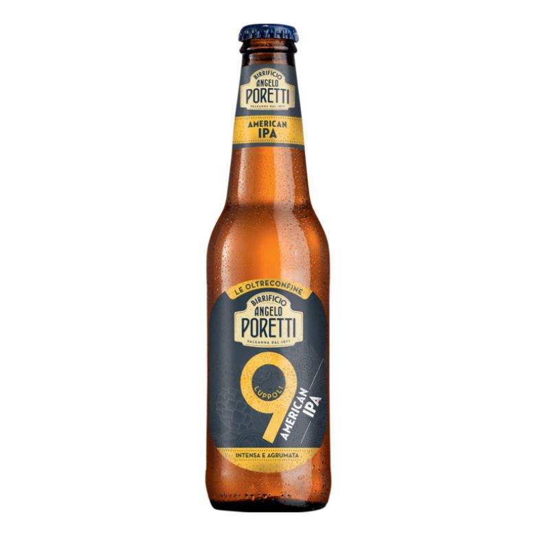 Immagine di BIRRA PORETTI 9 LUPPOLI AMERICAN IPA - Confezione da 24 Bottiglie - 33CL