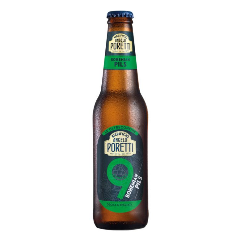 Immagine di BIRRA PORETTI 9 LUPPOLI BOHEMIAN PILS - Confezione da 24 Bottiglie - 33CL