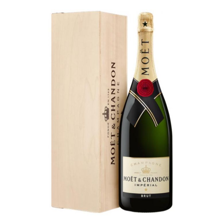 Immagine di MOËT & CHANDON CHAMPAGNE IMPÉRIAL-3LT - BRUT JEROBOAM CASSA LEGNO