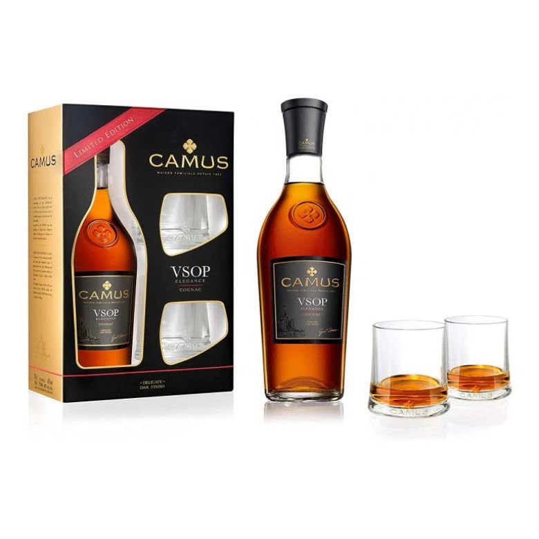 Immagine di COGNAC CAMUS VSOP ELEGANCE 75CL - CONFEZIONE CON 2 BICCHIERI