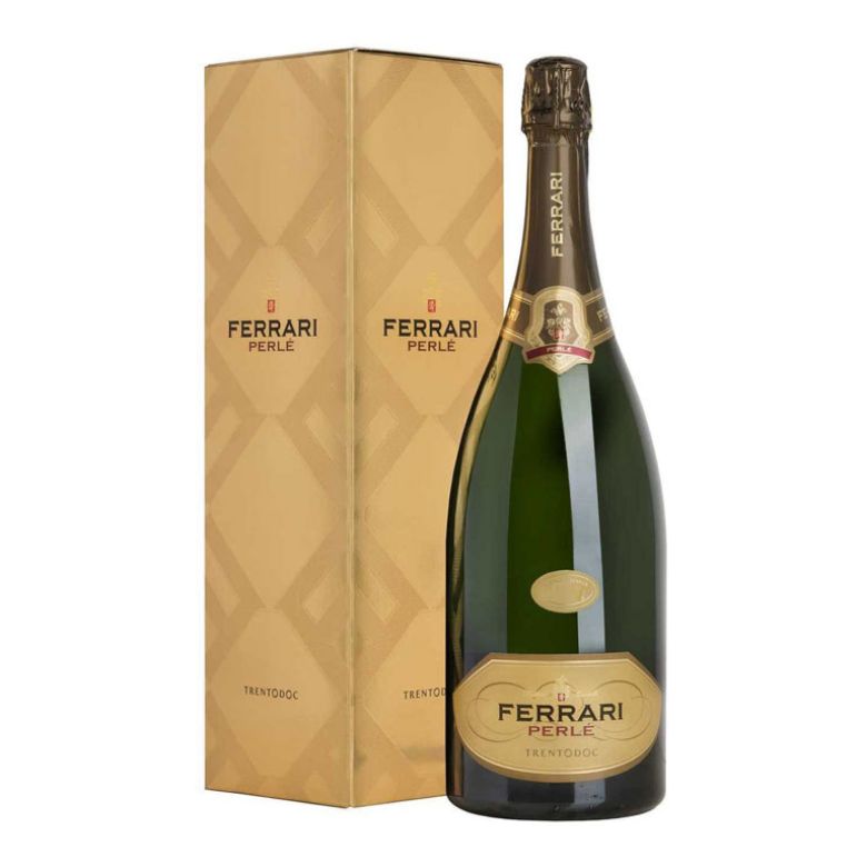 Immagine di FERRARI PERLE' BRUT  MAGNUM 1,5lt.ASTUCC - SBOCCATURA 2022