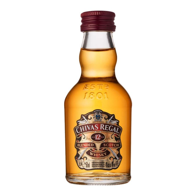 Immagine di WHISKY CHIVAS REGAL MIGNON 5CL - Confezione da 12 Bottiglie