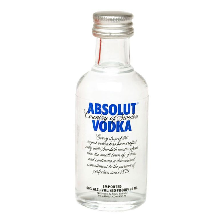 Immagine di VODKA ABSOLUT MIGNON 5CL - Confezione da 12 Bottiglie