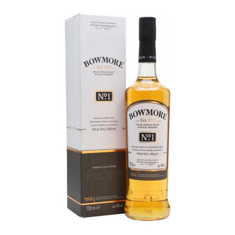 Immagine di WHISKY BOWMORE  N.°1  - 70CL - SINGLE MALT - ASTUCCIATO