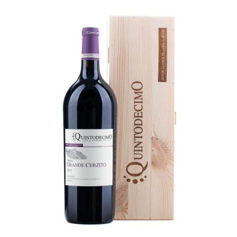 Immagine di VINO QUINTODECIMO GRANDE CERZITO 2012 - Confezione da 1 Bottiglie - TAURASI DOCG RISERVA CASSA LEGNO-1,5LT