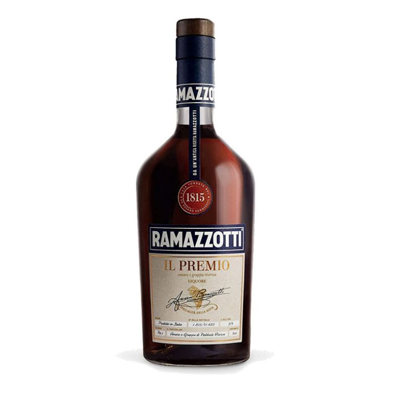 Immagine di LIQUORE RAMAZZOTTI IL PREMIO 70CL - AMARO E GRAPPA DI NEBBIOLO RISERVA