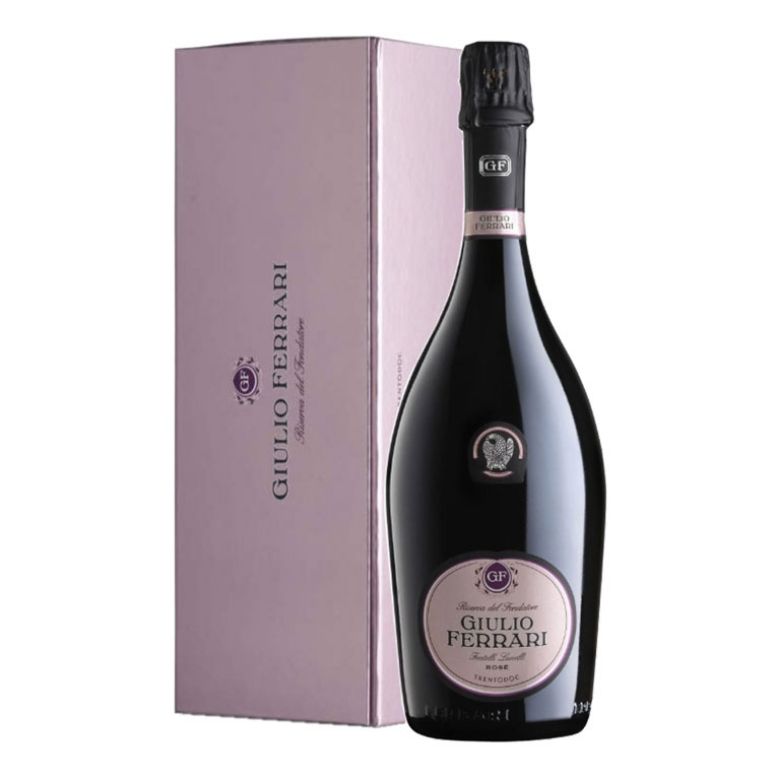 Immagine di GIULIO FERRARI  FRATELLI LUNELLI ROSÈ - RISERVA DEL FONDATORE ASTUCCIATA-75CL