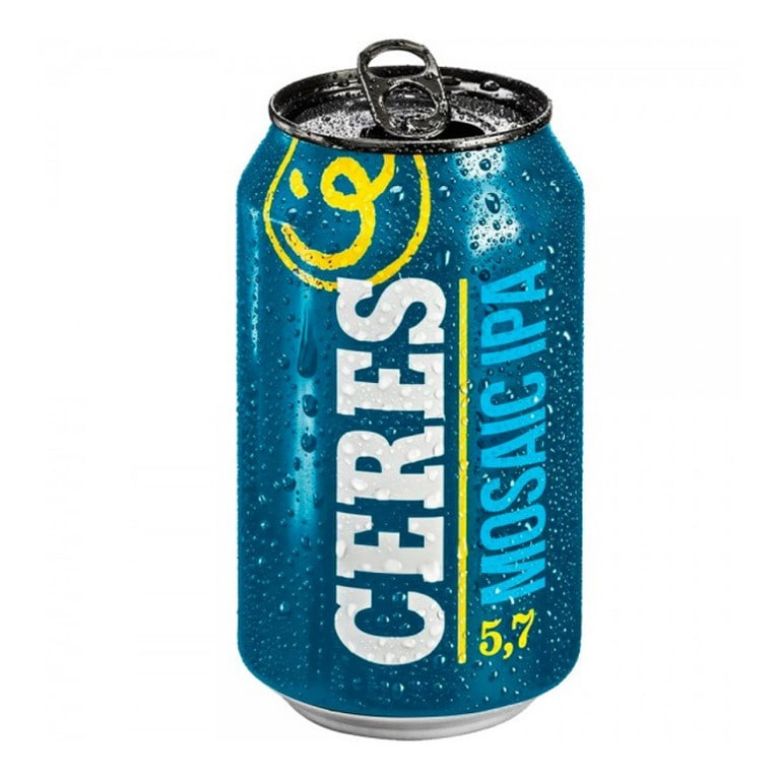 Immagine di BIRRA CERES MOSAIC IPA 33CL LATTINA BASS - Confezione da 24 Bottiglie -