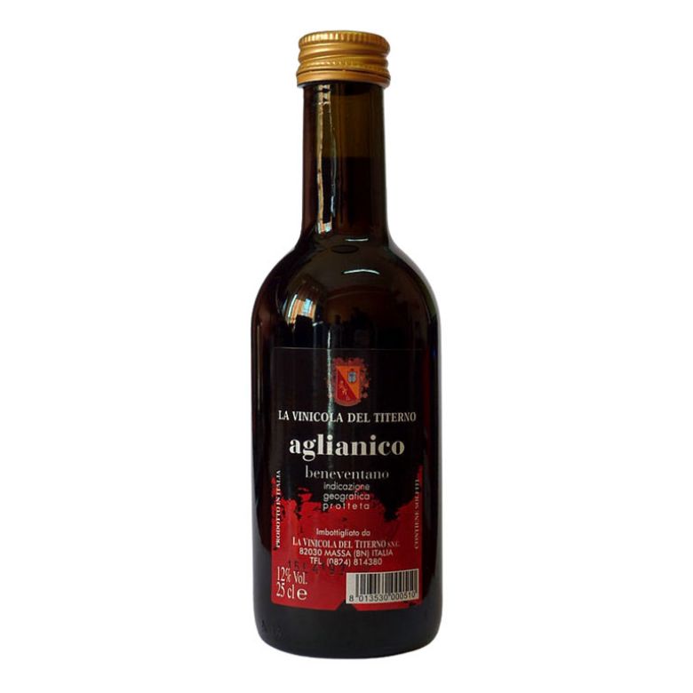 Immagine di VINO LA VINICOLA DEL TITERNO AGLIANICO - Confezione da 24 Bottiglie - BENEVENTO IGP-25CL