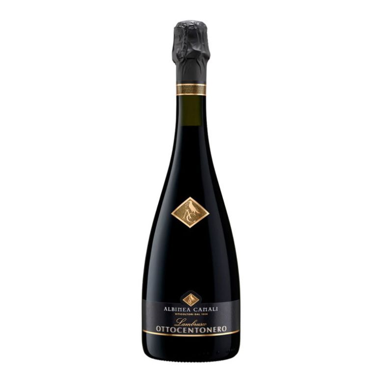 Immagine di VINO LAMBRUSCO OTTOCENTONERO - ALBINEA CANALI-EMILIA IGT-75CL