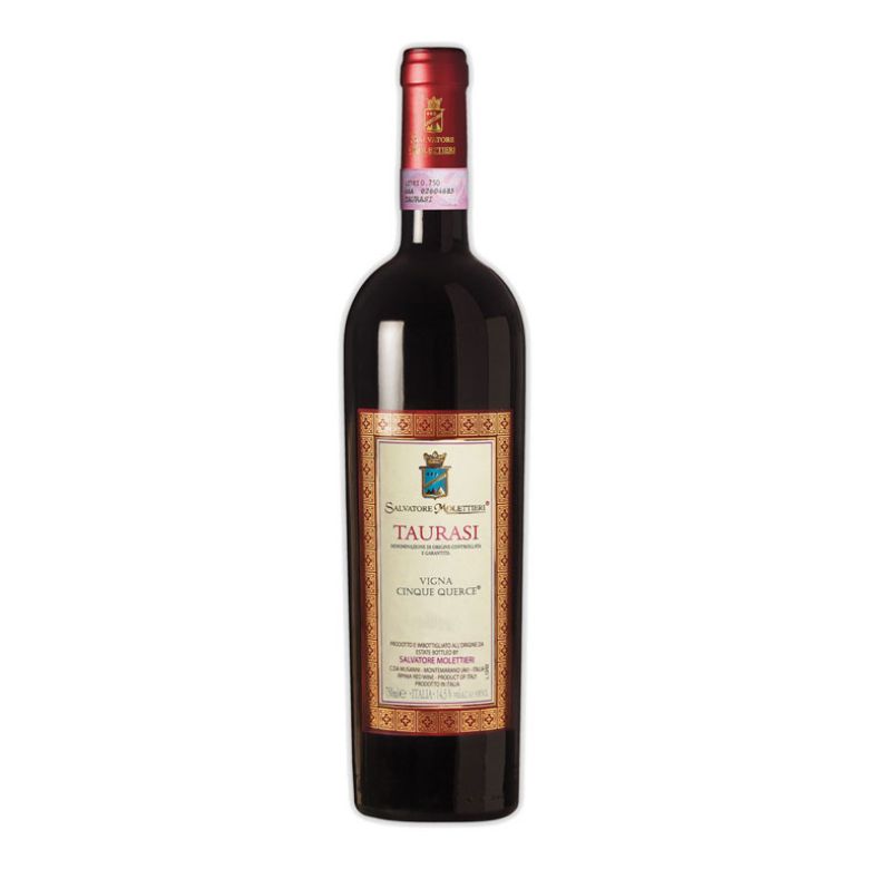 Immagine di VINO SALVATORE MOLETTIERI CINQUE QUERCE - TAURASI DOCG 2017-75CL