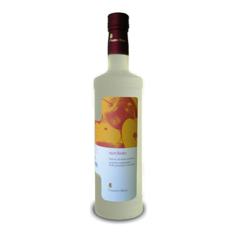 Immagine di LIQUORE NURCHETTO NASTRO D'ORO - MELA ANNURCA 70CL