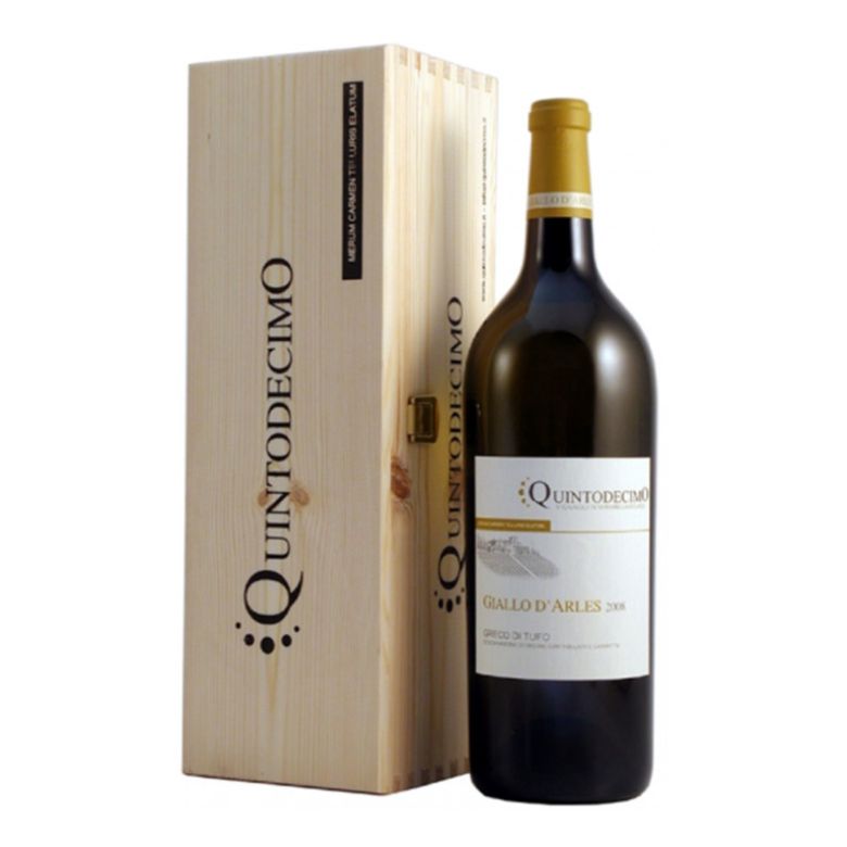 Immagine di VINO QUINTODECIMO GIALLO D'ARLES 2018 - DOCG GRECO DI TUFO CASSA LEGNO-1.5LT