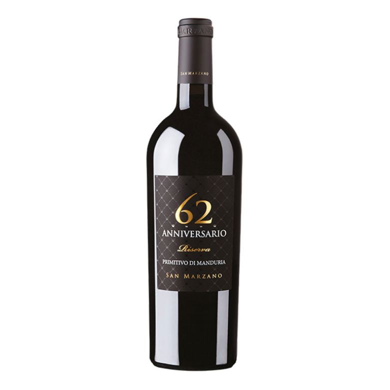 Immagine di VINO SAN MARZANO ANNIVERSARIO 62 RISERVA - PRIMITIVO DI MANDURIA-75CL 2018