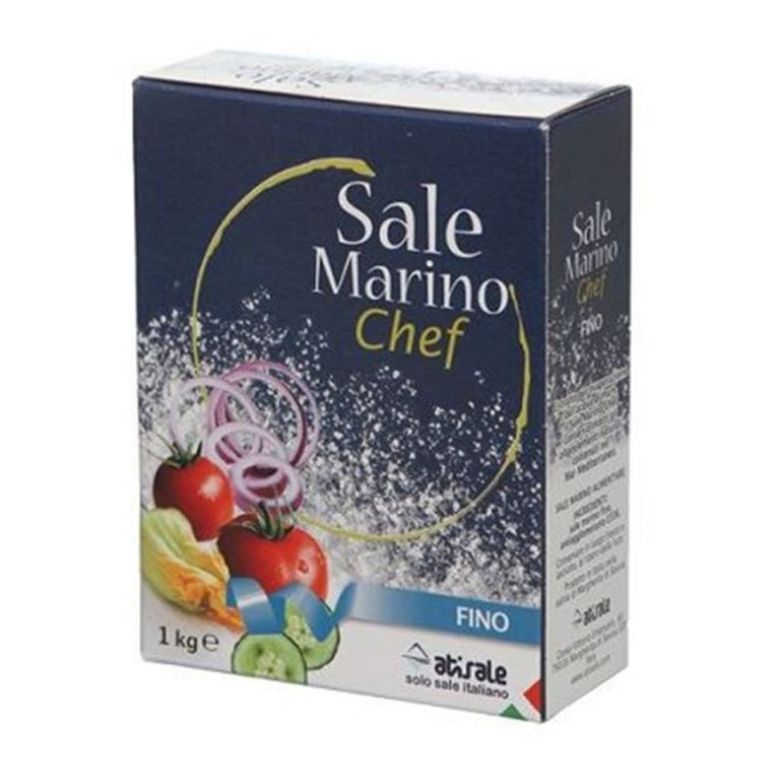 Immagine di SALE MARINO CHEF FINO 1KG - Confezione da 10 Pezzi