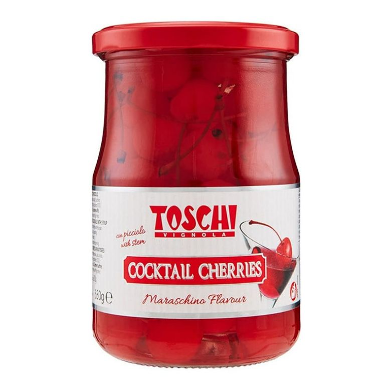 Immagine di TOSCHI CILIEGIE PER COCKTAIL - 630Gr. R. - AL GUSTO DI MARASCHINO - CON GAMBO