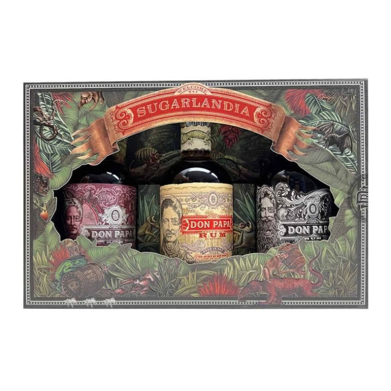 Immagine di RUM DON PAPA LUXURY TRIPACK 3X20CL - CONFEZIONE DA TRE BOTTIGLIE