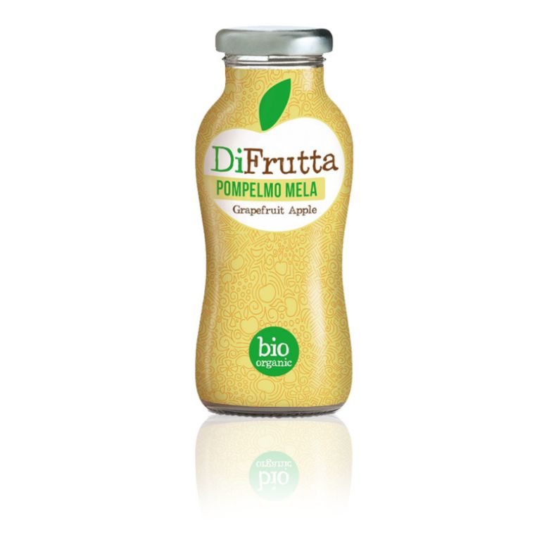 Immagine di DIFRUTTA POMPELMO MELA BIO 0,20CL - Confezione da 24 Bottiglie -