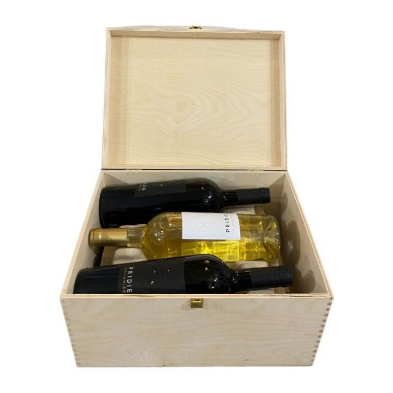 Immagine di CASSETTA LEGNOTOP WINE PRIDIE 6 VINI - Confezione da 1 Bottiglie -