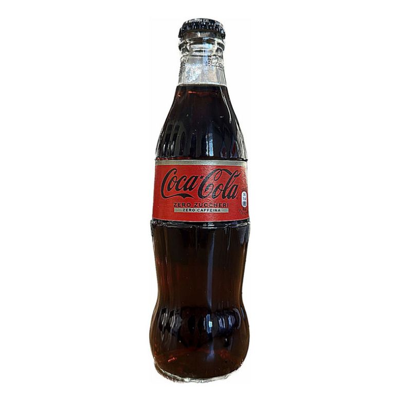 Immagine di COCA-COLA CAFFEINE FREE ZERO-33CL - Confezione da 24 Bottiglie - BOTTIGLIA VETRO