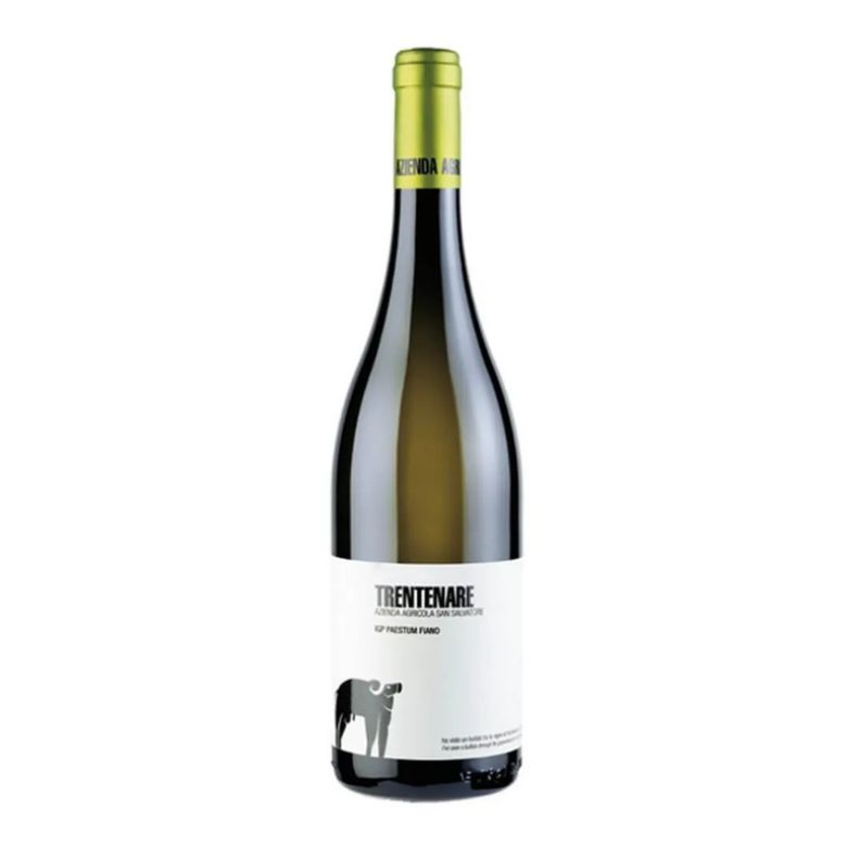 Immagine di VINO TRENTENARE IGP PAESTUM FIANO 2022 - AZIENDA AGRICOLA SAN SALVATORE BIO- 75CL