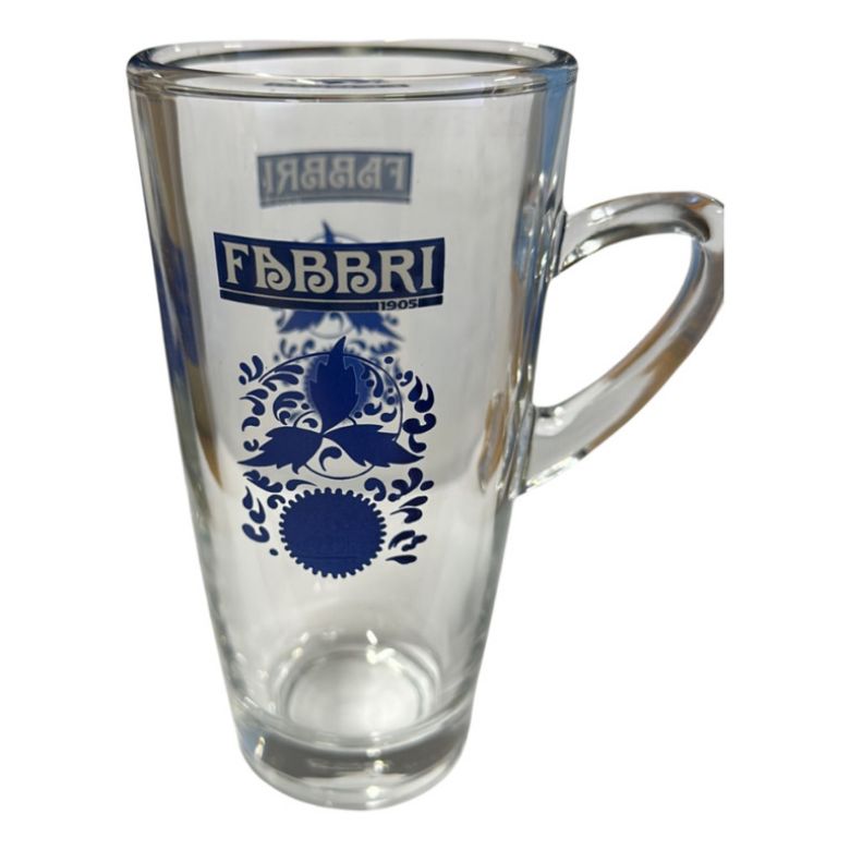 Immagine di BICCHIERI FABBRI MUG VETRO SLIM 320ml - Confezione da 6 Bicchieri - 6pz COD: 9700550