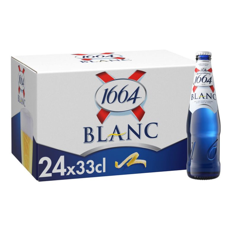 Immagine di BIRRA KRONEMBURG 1664  BLANC  33CL. BOTT - Confezione da 24 Bottiglie