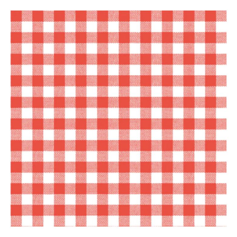 Immagine di COPRIMACCHIA TRATTORIA ROSSO 100x100 30p - COTTON LINE 1153907