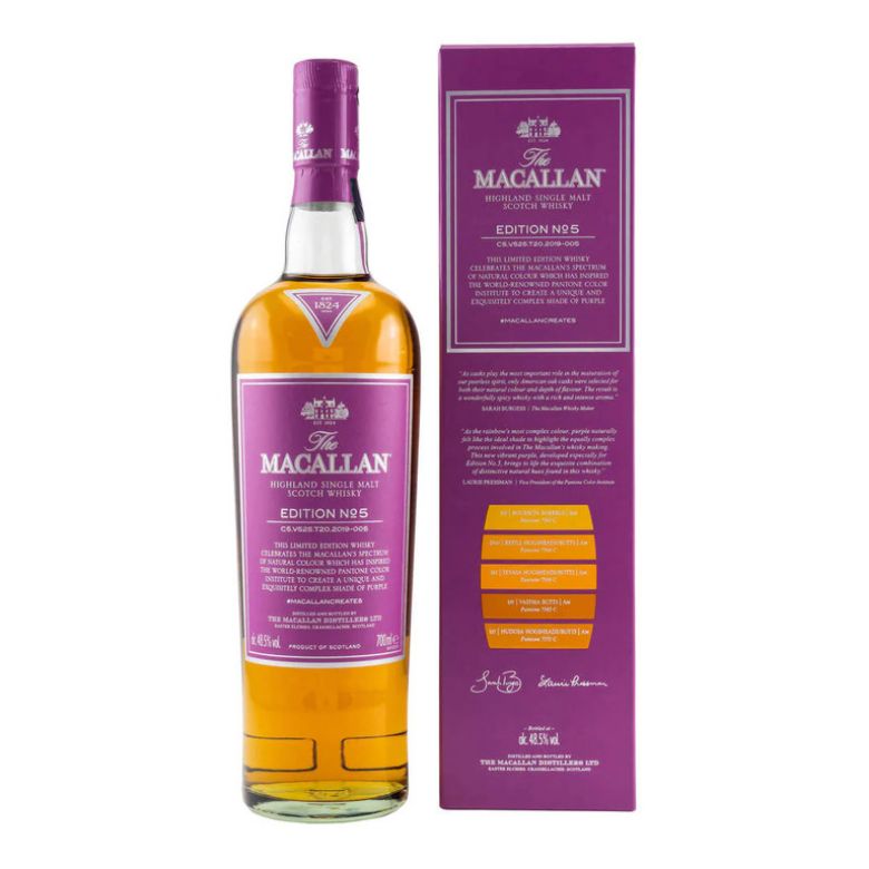 Immagine di WHISKY THE MACALLAN LIMITED EDITION No.5 - HIGHLAND SINGLE MALT SCOTCH -ASTUCCIATO