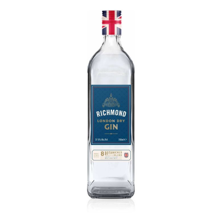 Immagine di GIN RICHMOND LONDON DRY 8 BOTANICALS - Confezione da 6 Bottiglie