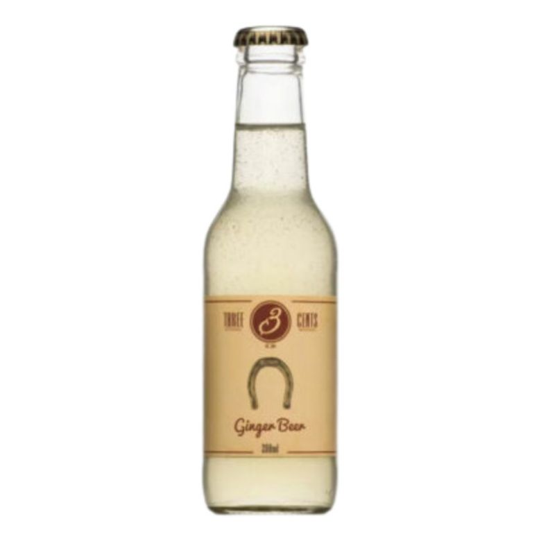 Immagine di THREE CENTS GINGER BEER 200ML - Confezione da 24 Bottiglie